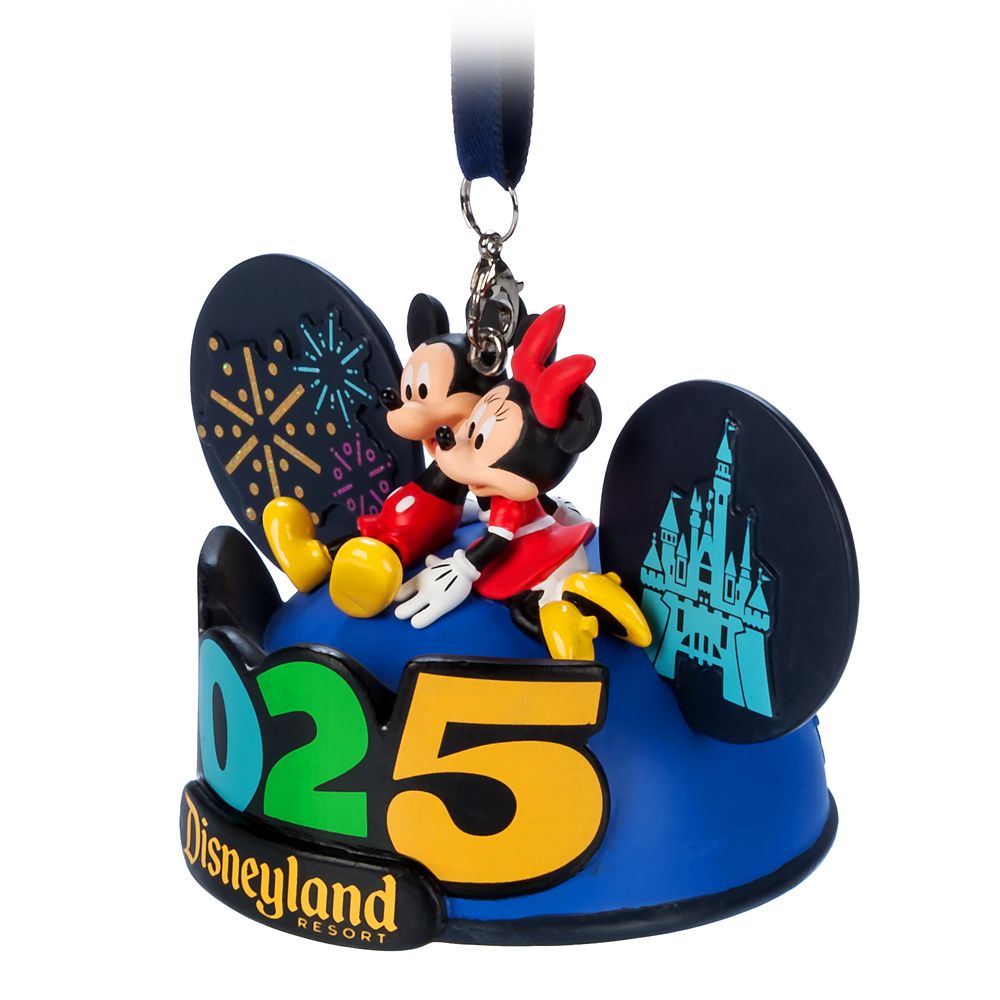 Mickey Mouse and Friends Light-Up Ear Hat Ornament - Disneyland 2025