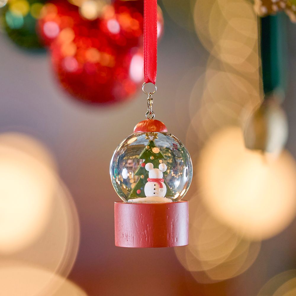 Mickey Mouse Holiday Snowglobe Ornament