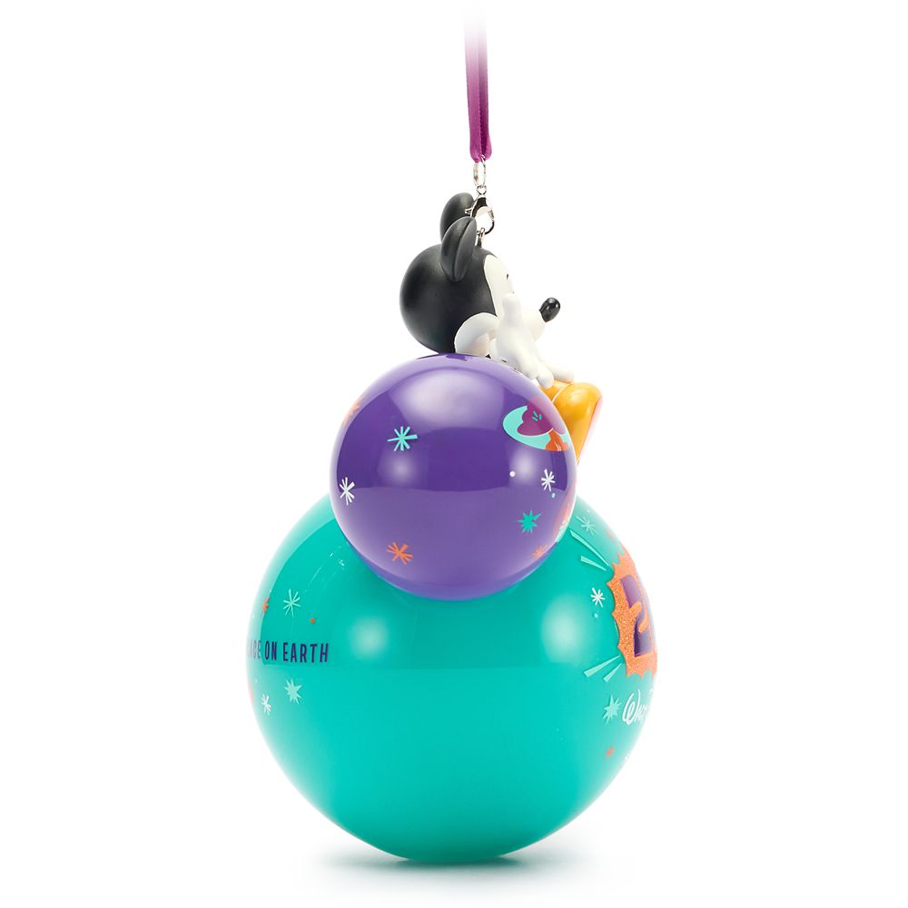 Mickey Mouse Icon Glass Ball Ornament &ndash;&nbsp;Walt Disney World 2026