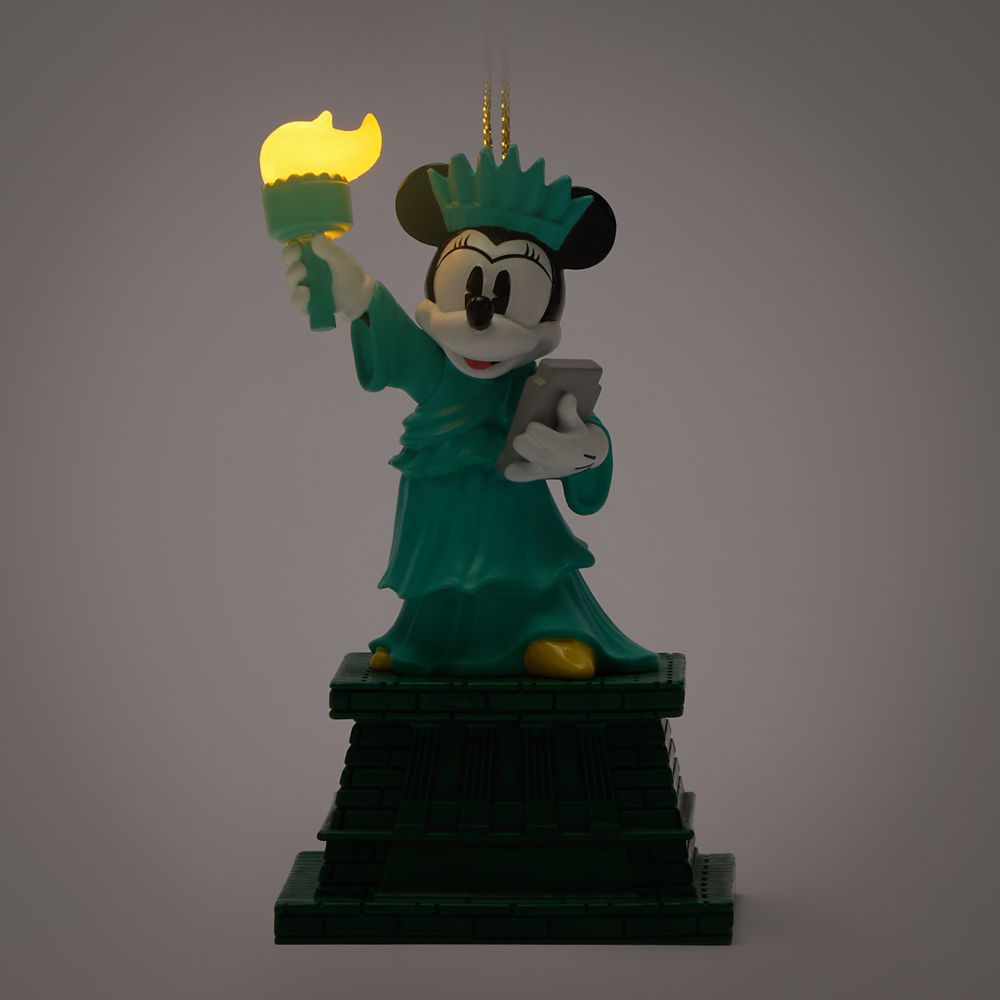 Minnie Mouse as Lady Liberty Light-Up Ornament &ndash; New York &ndash; Exclusive