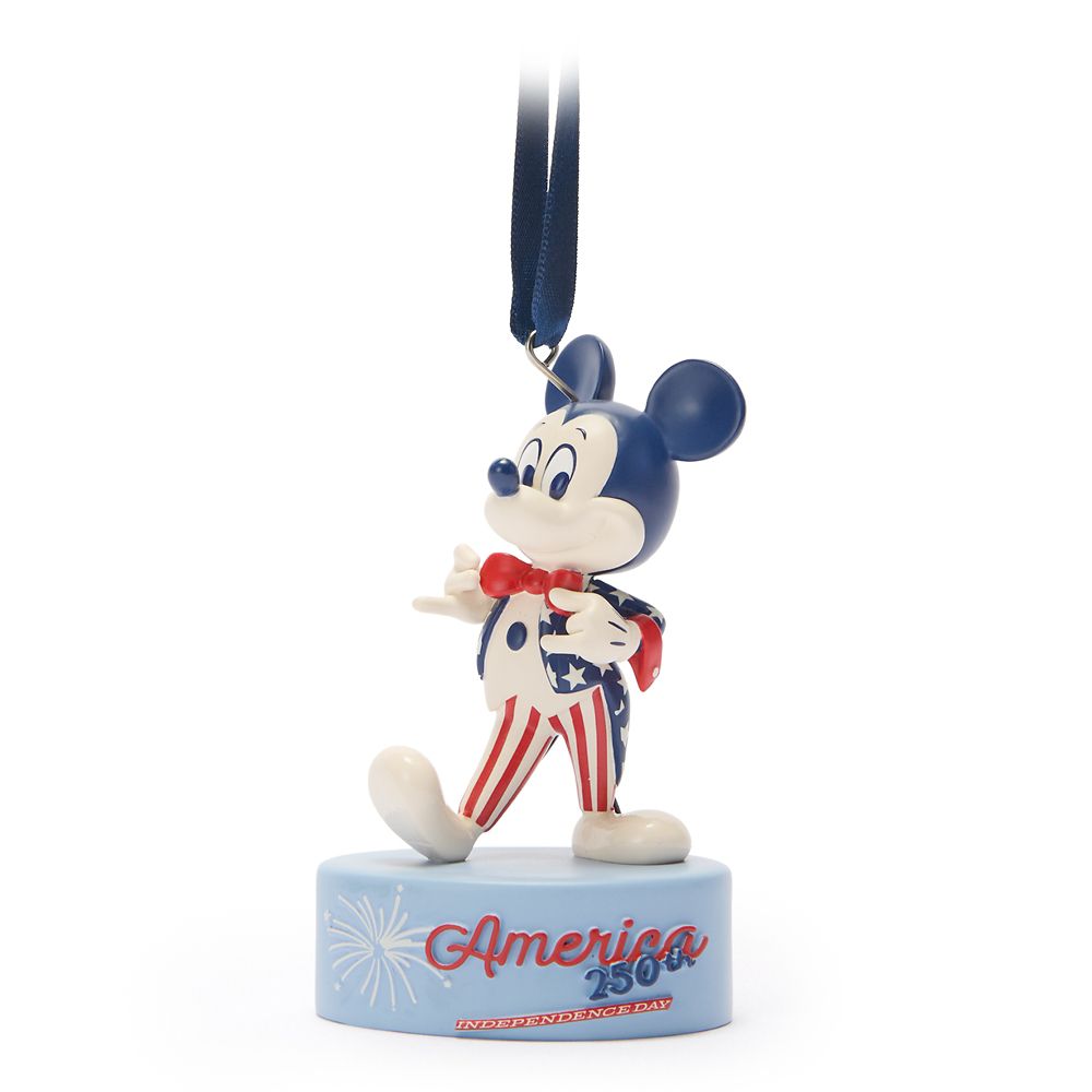 Mickey Mouse Americana Light-Up Figural Ornament