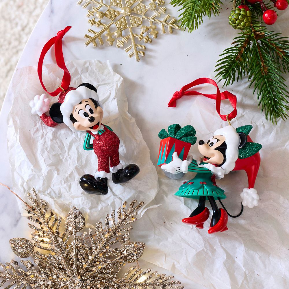 Santa Mickey Mouse Ornament
