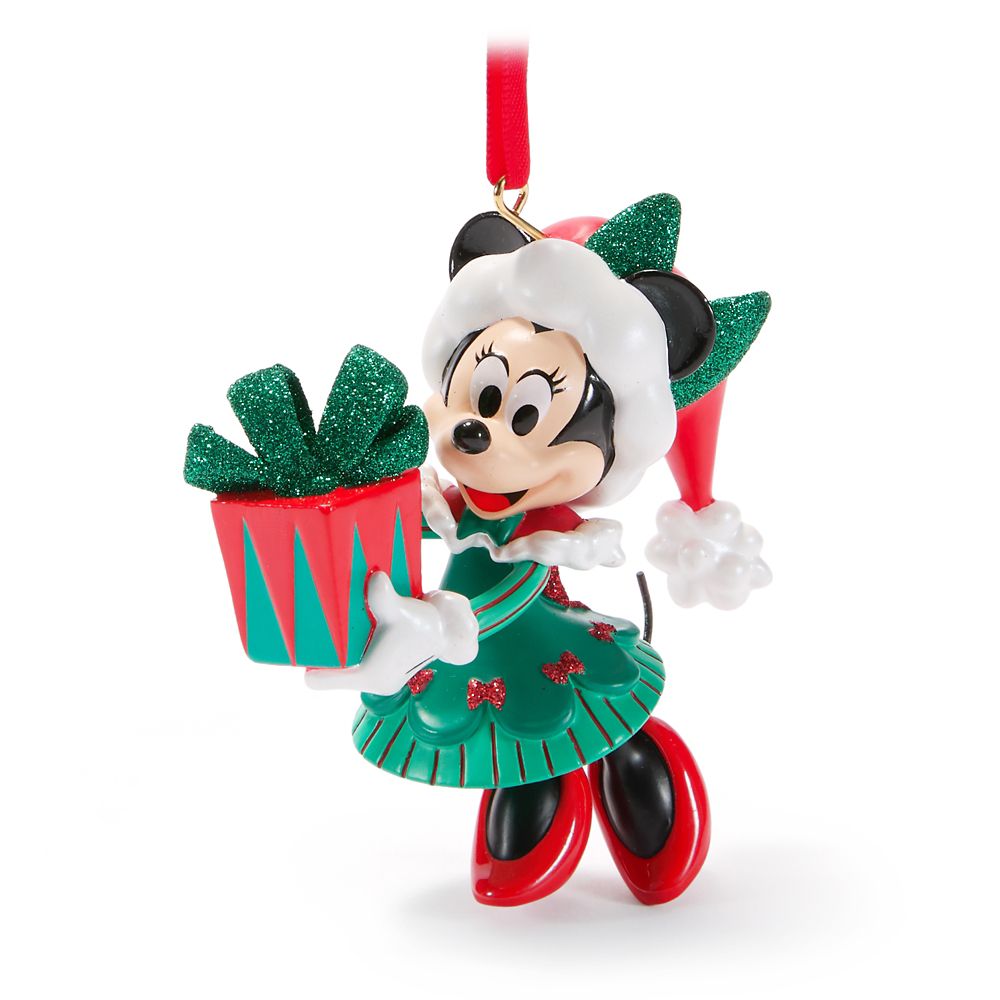 Santa Minnie Mouse Ornament