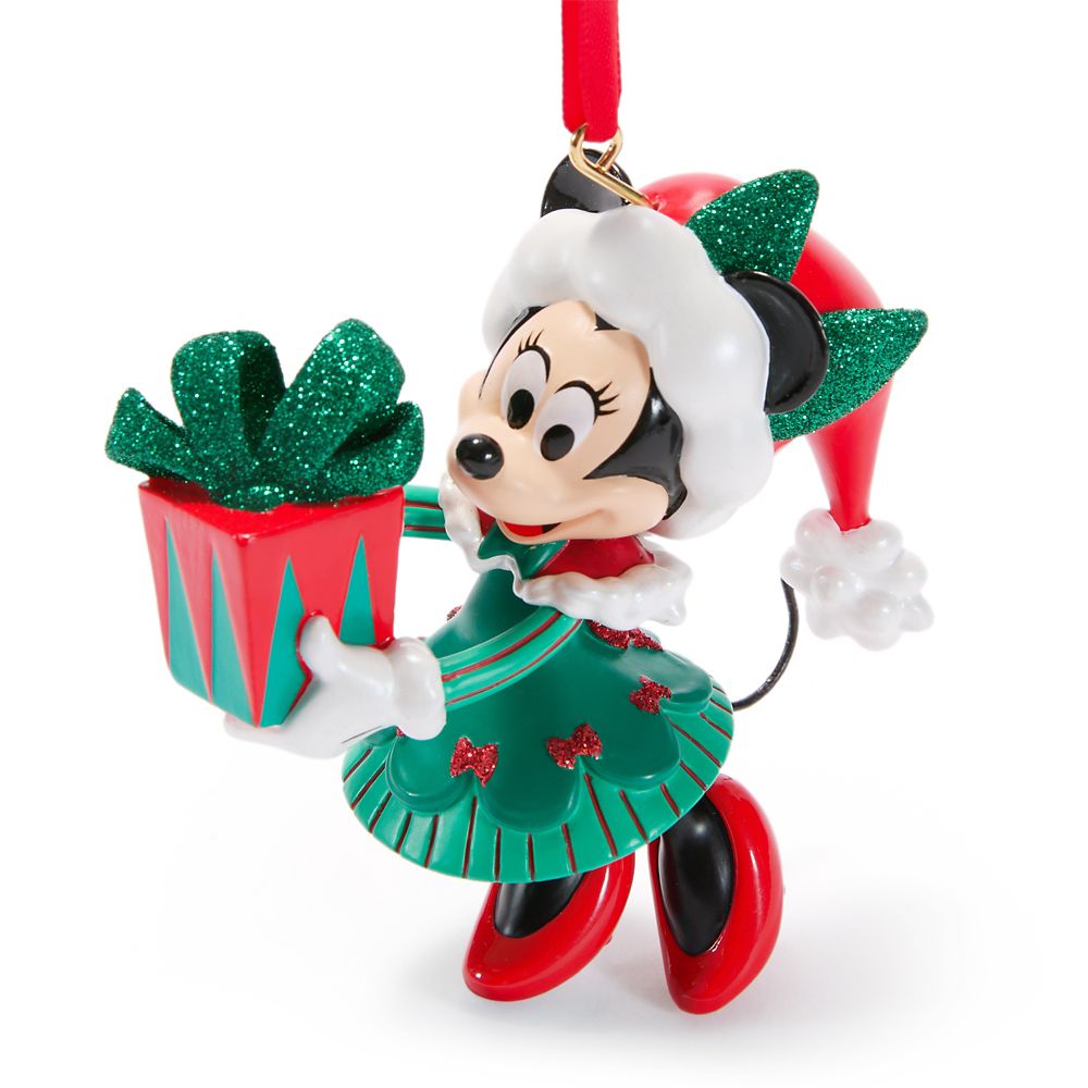 Santa Minnie Mouse Ornament