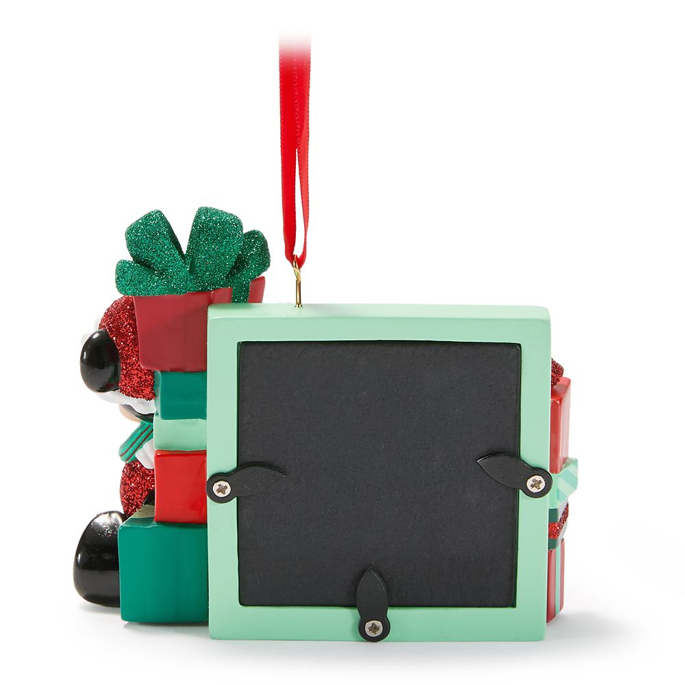 Santa Mickey Mouse 2026 Photo Frame Ornament &ndash; 2 1/4'' x 2 1/4''