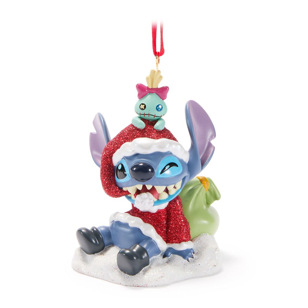 Santa Stitch with Scrump Figural Ornament &ndash; Lilo & Stitch