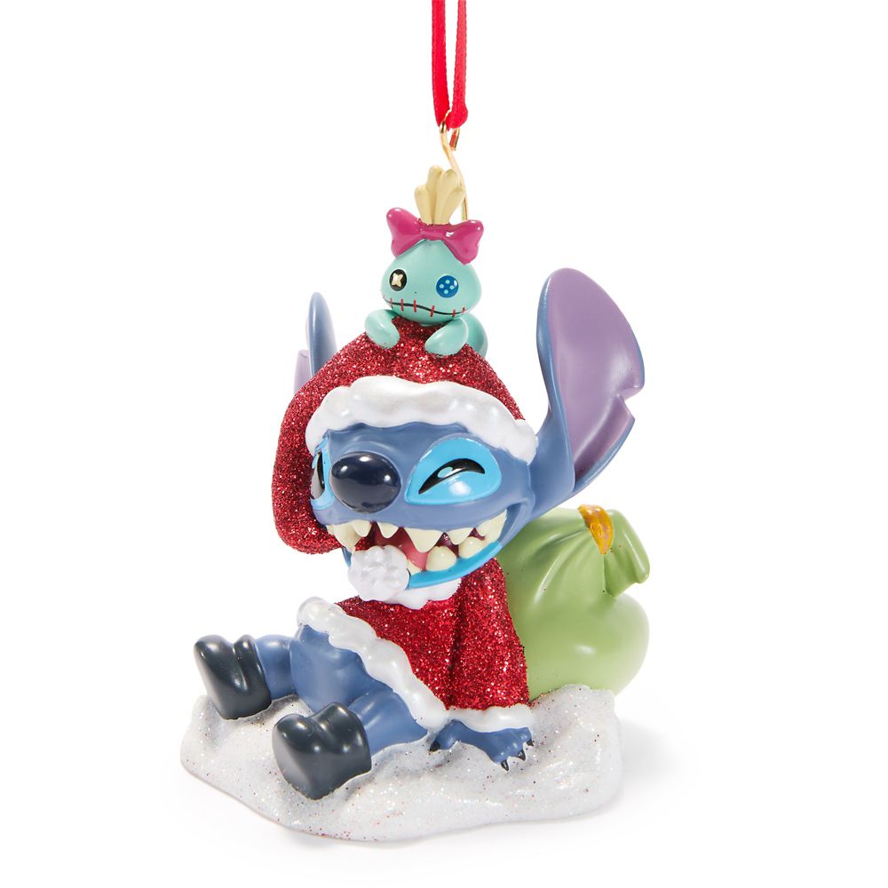 Santa Stitch with Scrump Figural Ornament &ndash; Lilo & Stitch