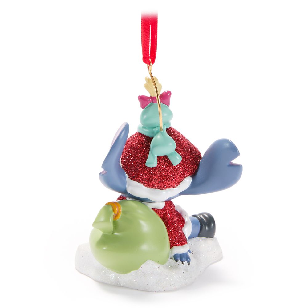 Santa Stitch with Scrump Figural Ornament &ndash; Lilo & Stitch