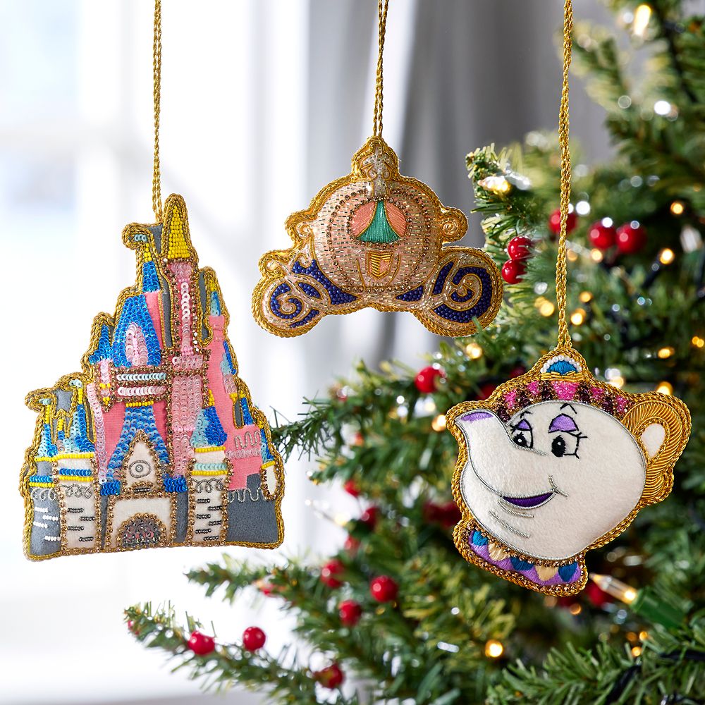 Pumpkin Coach Beaded Ornament &ndash; Cinderella