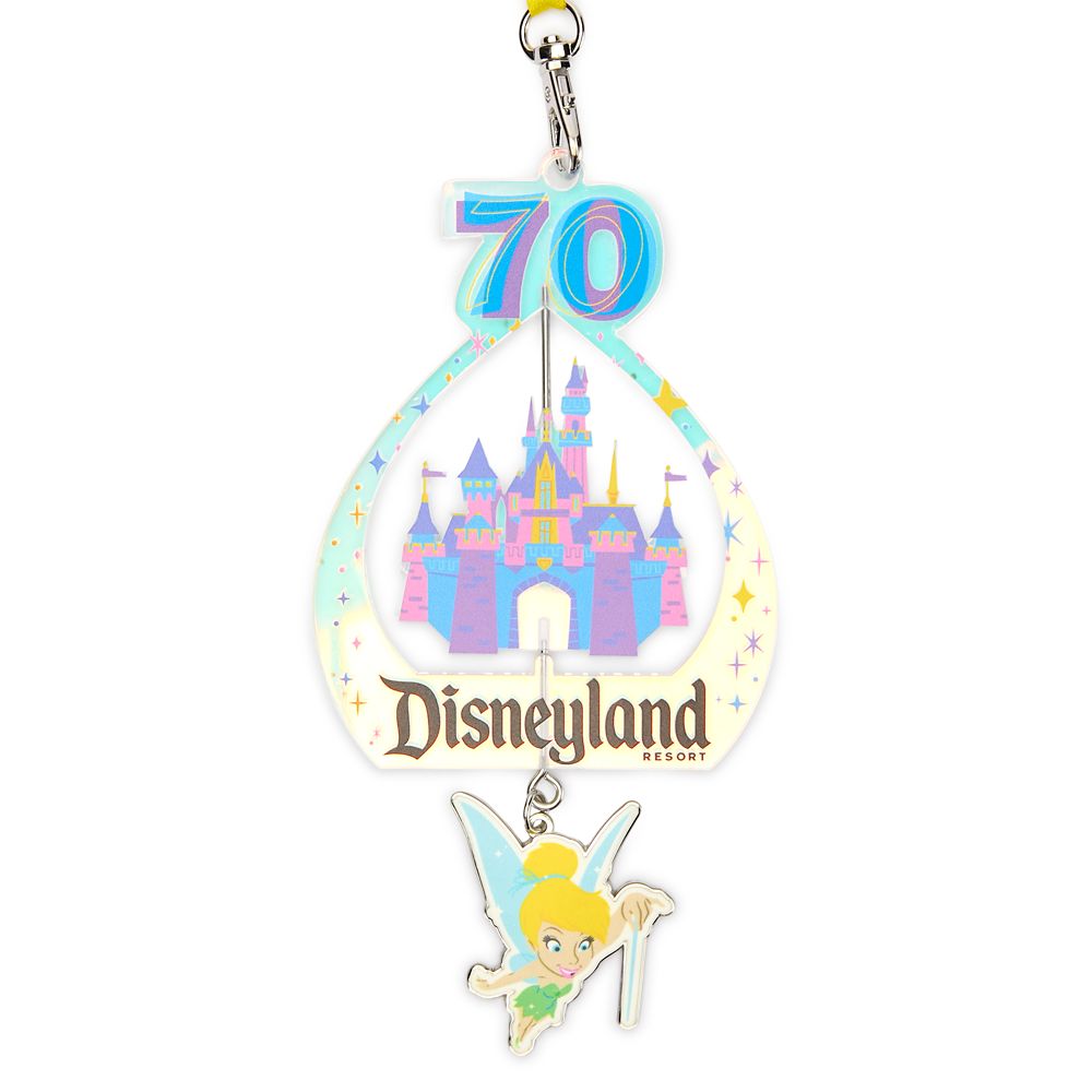 Tinker Bell and Sleeping Beauty Castle Mobile Ornament &ndash; Disneyland 70th Anniversary
