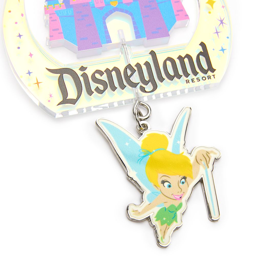 Tinker Bell and Sleeping Beauty Castle Mobile Ornament &ndash; Disneyland 70th Anniversary