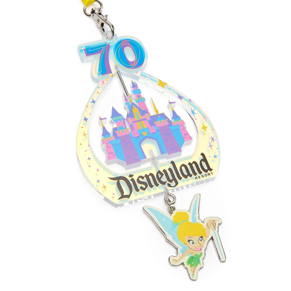 Tinker Bell and Sleeping Beauty Castle Mobile Ornament &ndash; Disneyland 70th Anniversary