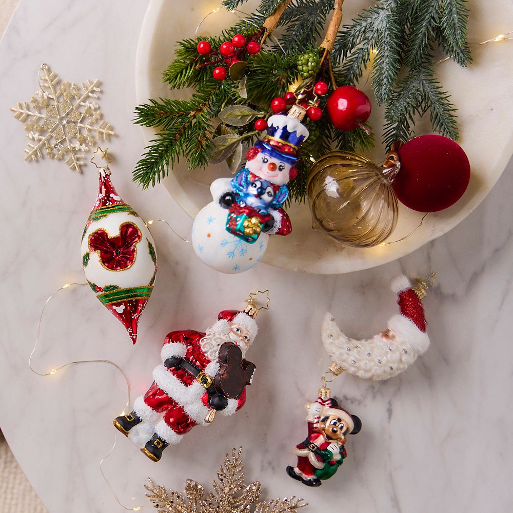 Stitch with Snowman Figural Glass Ornament by Christopher Radko