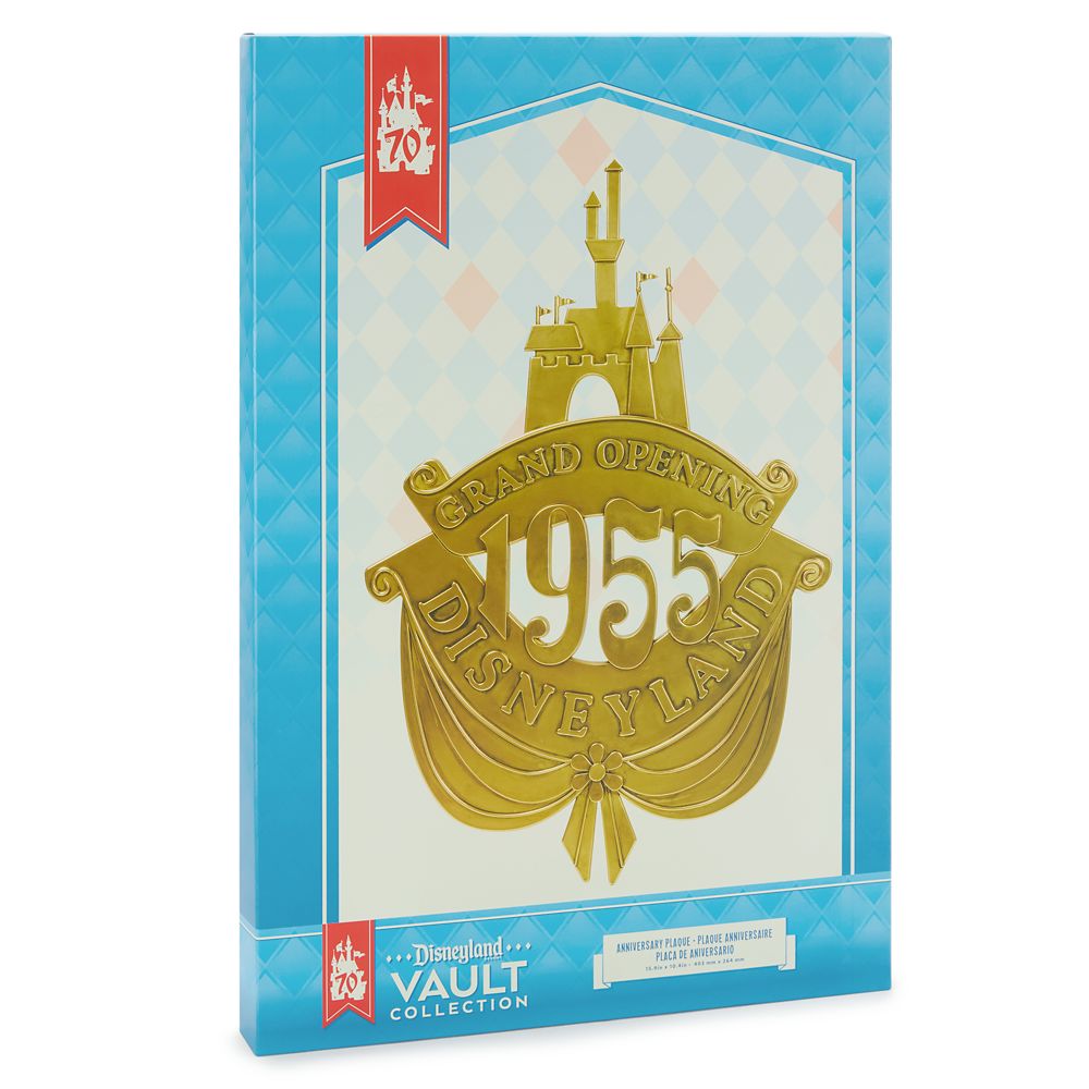 Disneyland 70th Anniversary Plaque Replica