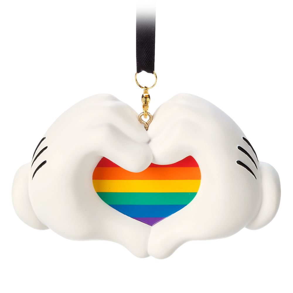 Mickey Mouse Gloves Sketchbook Ornament &ndash; Disney Pride Collection
