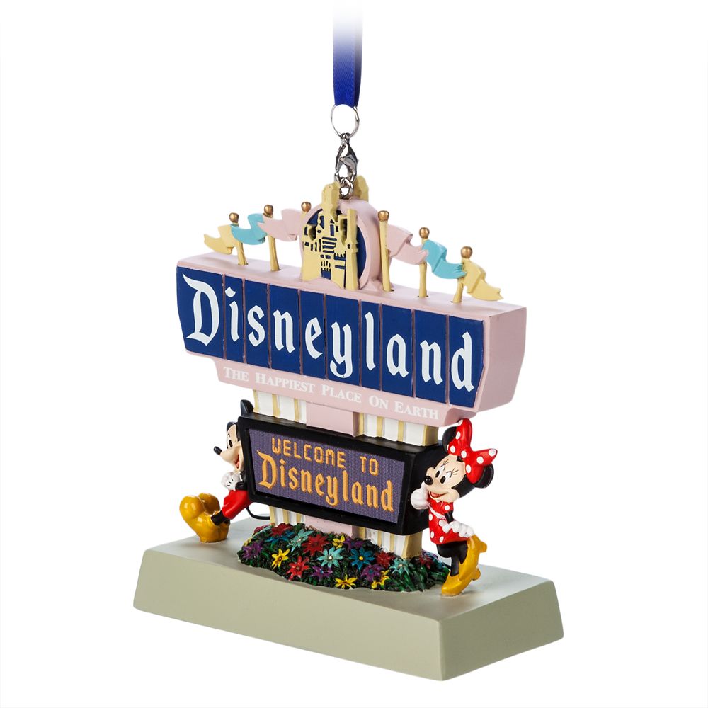 Disneyland Marquee Light-Up Living Magic Sketchbook Ornament
