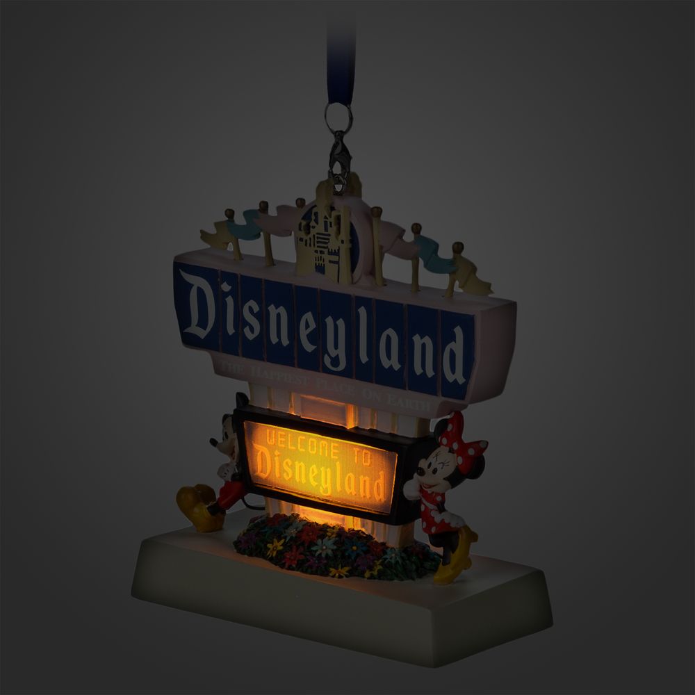 Disneyland Marquee Light-Up Living Magic Sketchbook Ornament