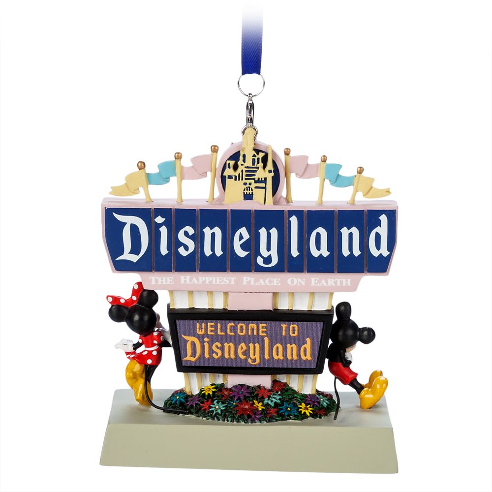 Disneyland Marquee Light-Up Living Magic Sketchbook Ornament