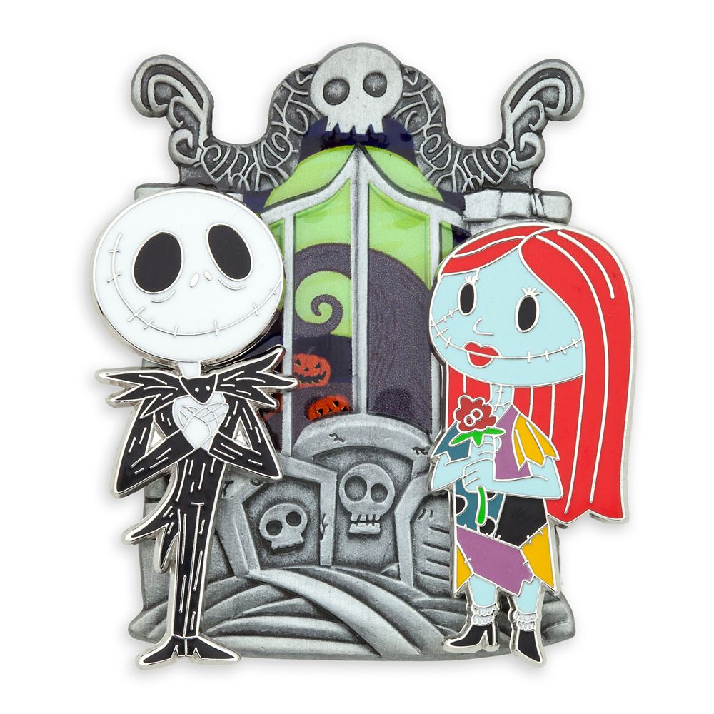 Jack Skellington and Sally Build-a-Pin Starter Set with Graveyard Base Pin – The Nightmare Before Christmas – Limited Release