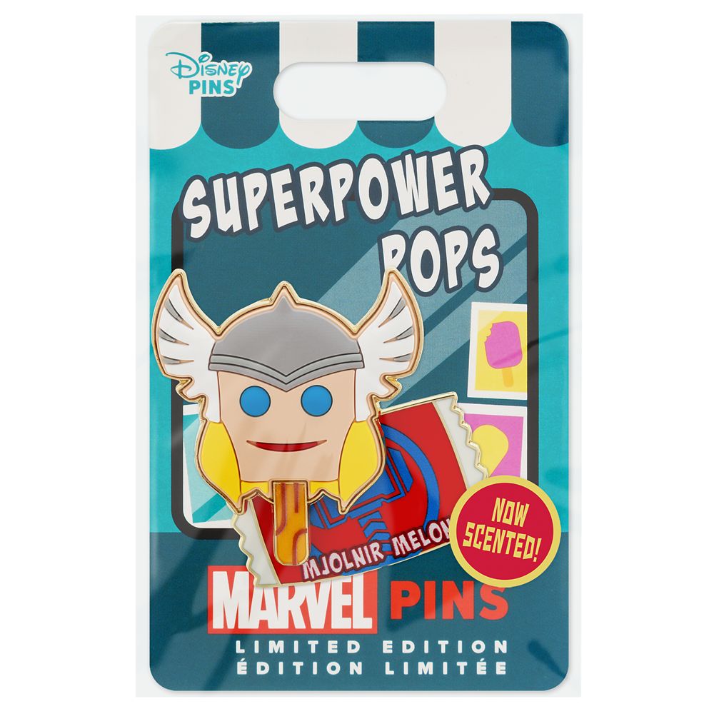Thor Mjolnir Melon Superpower Pops Pin &ndash; Limited Edition &ndash; August
