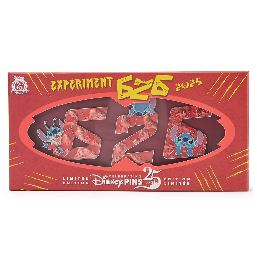 Stitch Experiment 626 Pin Set – 626 Day 2025 – Limited Edition