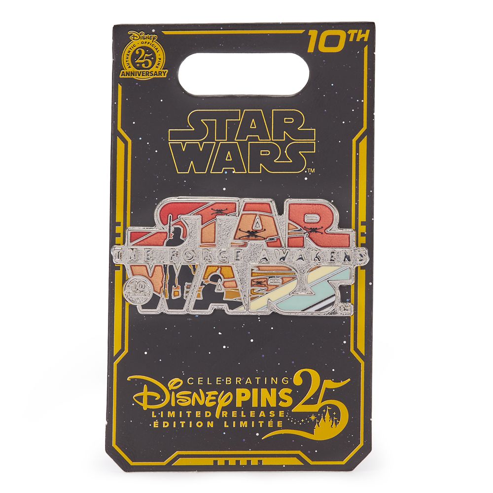 Star Wars: The Force Awakens 10th Anniversary Logo Pin &ndash; Limited Release