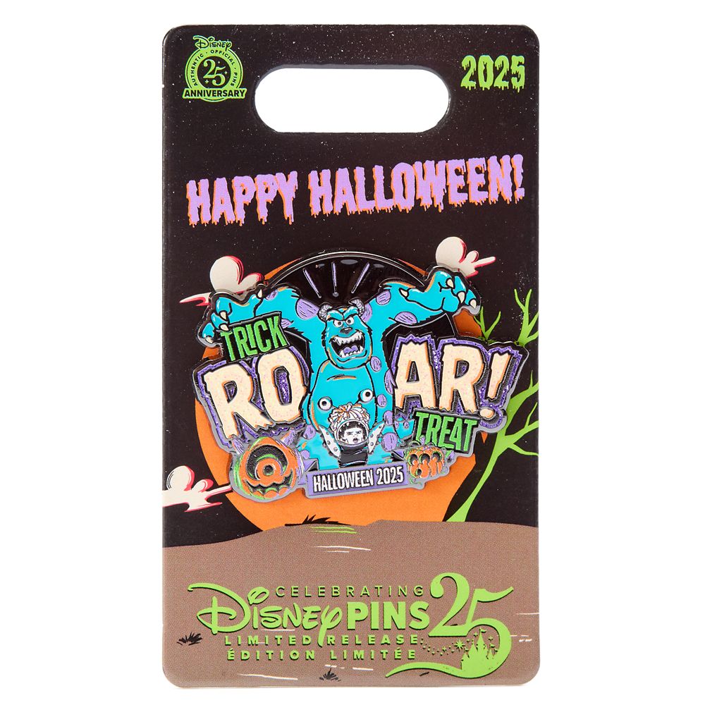 Monsters Inc. Halloween 2025 Pin - Limited Release