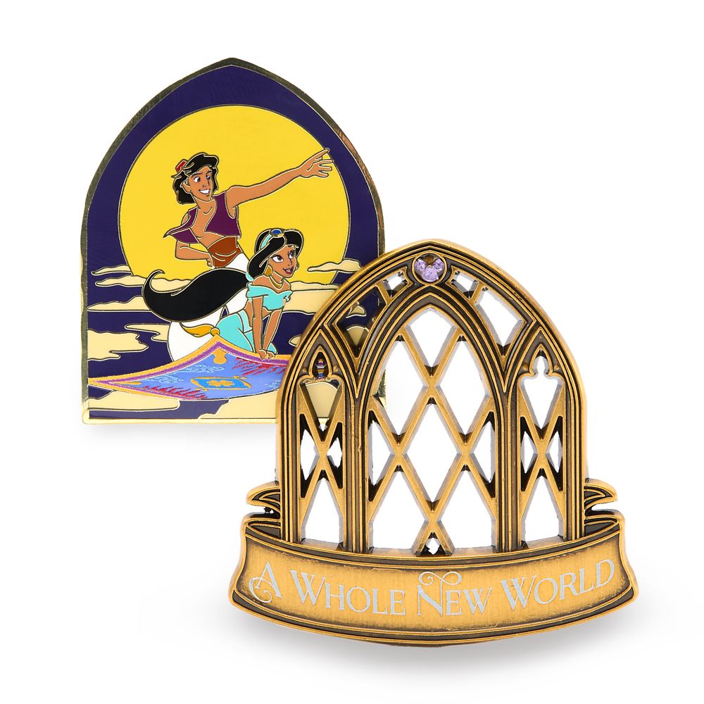 Aladdin Magnetic Pin &ndash; Disney Artist Collection by Jes Willis &ndash; Limited Edition
