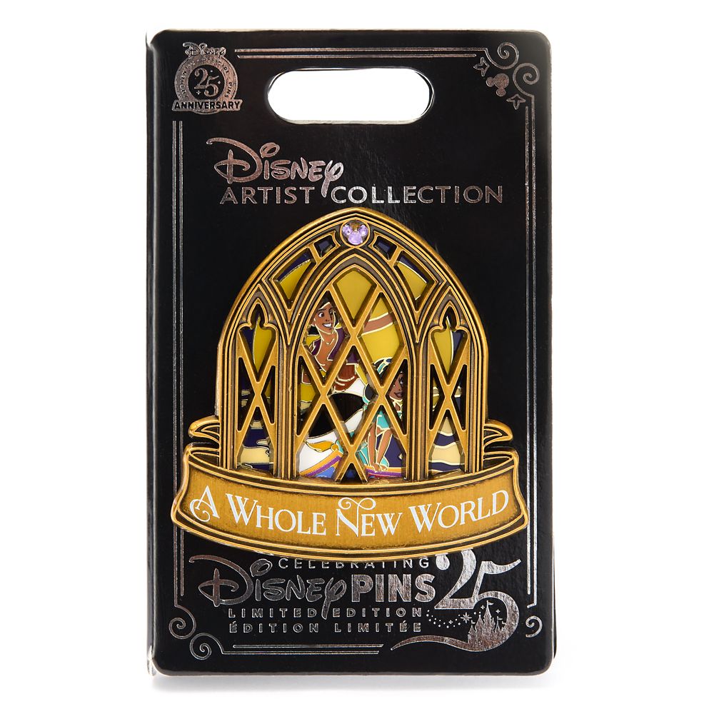 Aladdin Magnetic Pin &ndash; Disney Artist Collection by Jes Willis &ndash; Limited Edition