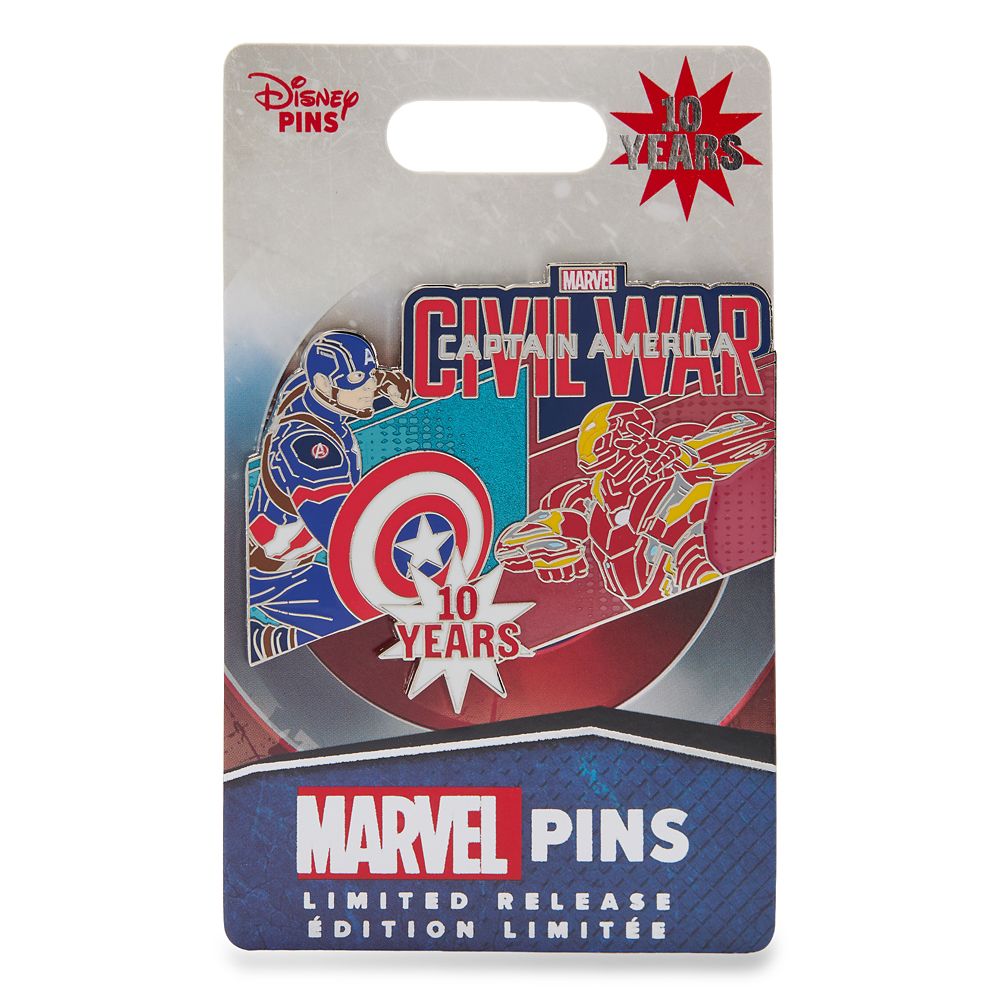 Captain America: Civil War 10th Anniversary Pin &ndash; Limited Release