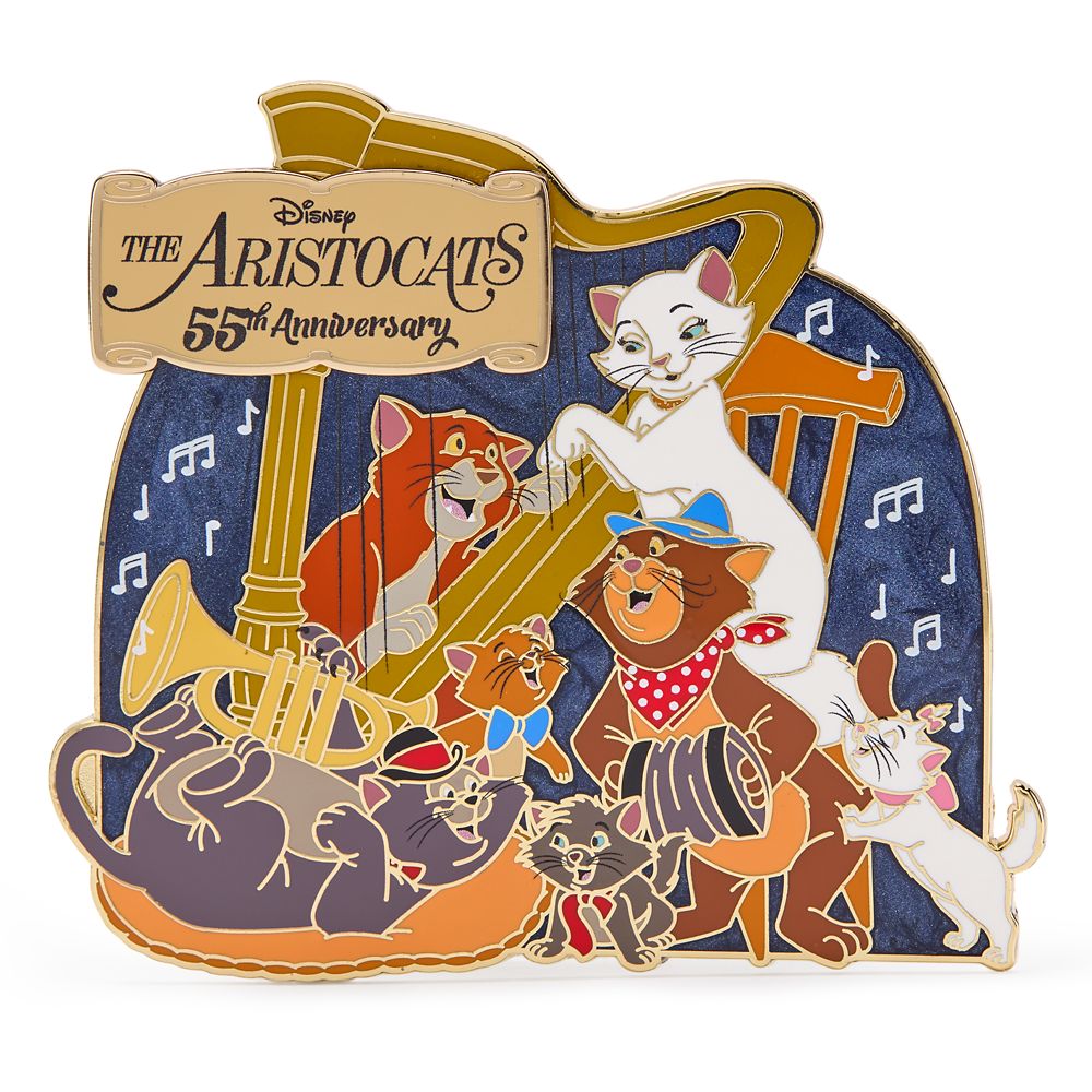The Aristocats 55th Anniversary Mini Jumbo Pin &ndash; Limited Edition
