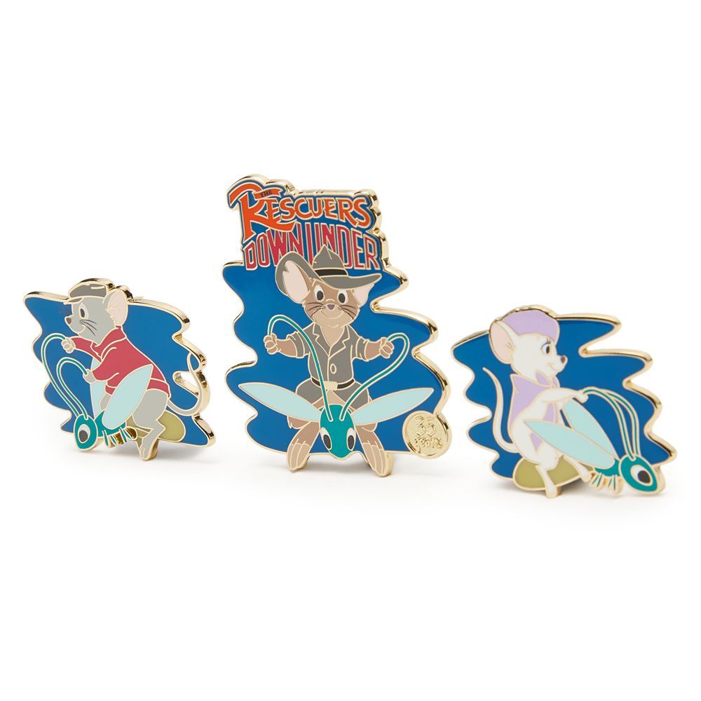 The Rescuers Down Under 35th Anniversary Pin Set &ndash; Limited Edition