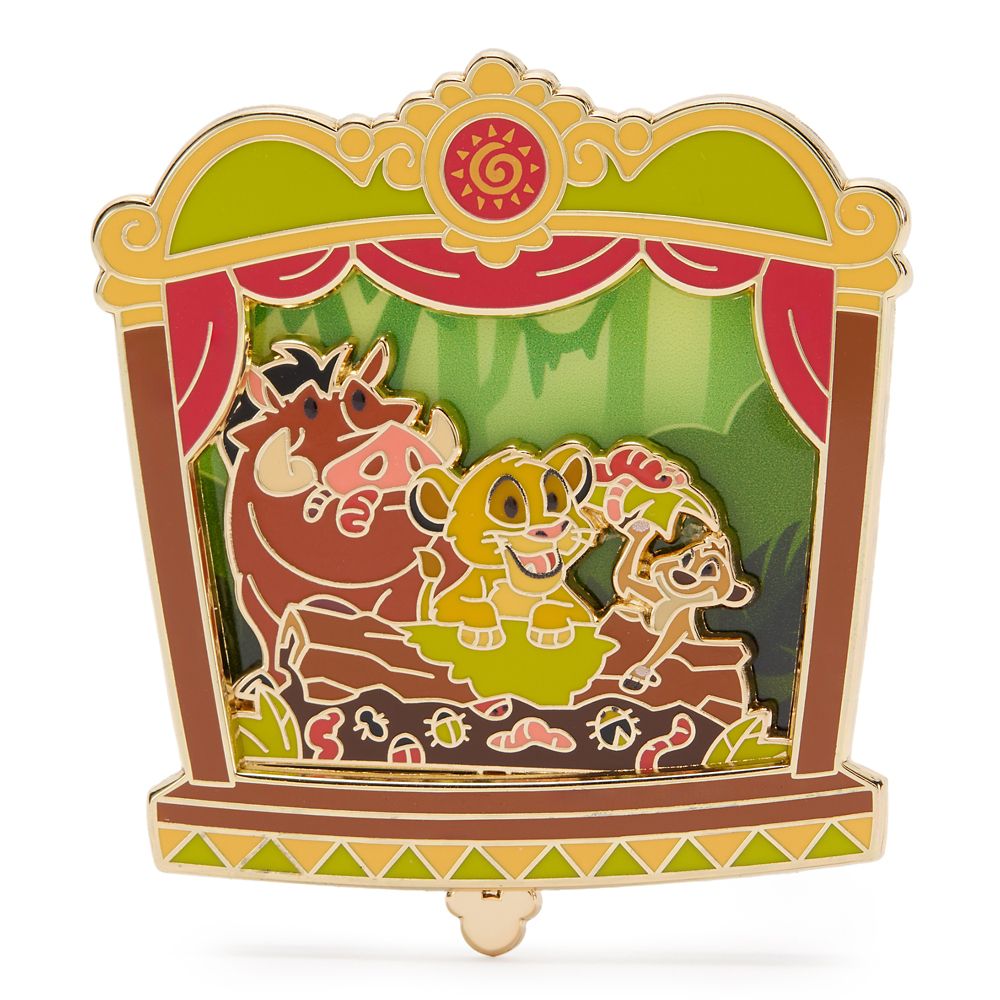 Simba, Timon and Pumbaa Slider Pin &ndash; The Lion King &ndash; Disney Magical Theater &ndash; Limited Edition