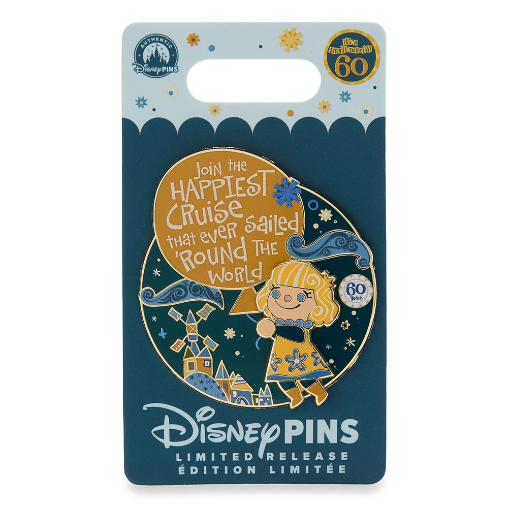 ''it's a small world'' 60th Anniversary Pin &ndash; Limited Release
