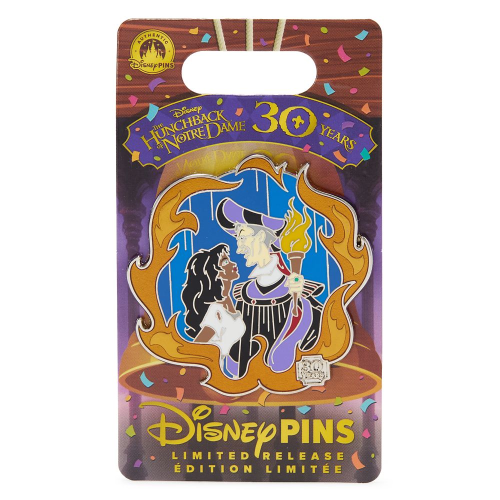 Esmeralda and Frollo Pin &ndash; The Hunchback of Notre Dame 30th Anniversary &ndash; Limited Release
