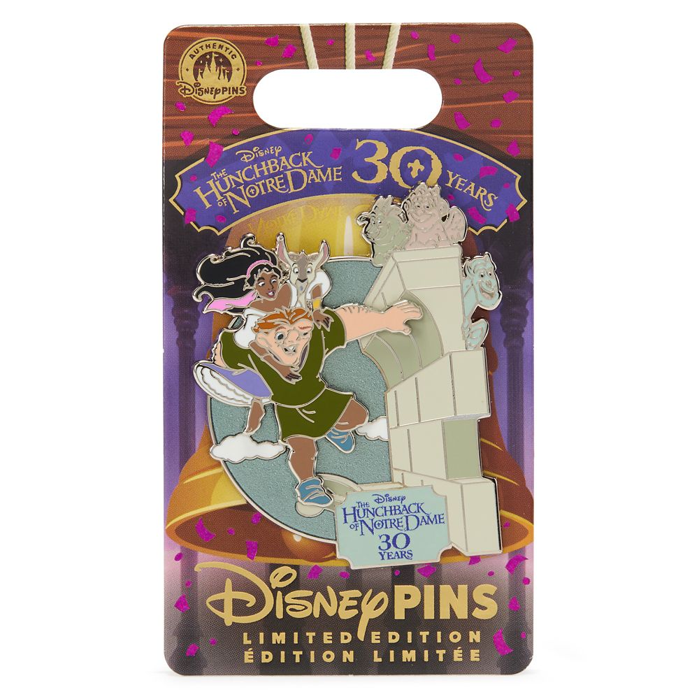 The Hunchback of Notre Dame 30th Anniversary Pin &ndash; Limited Edition