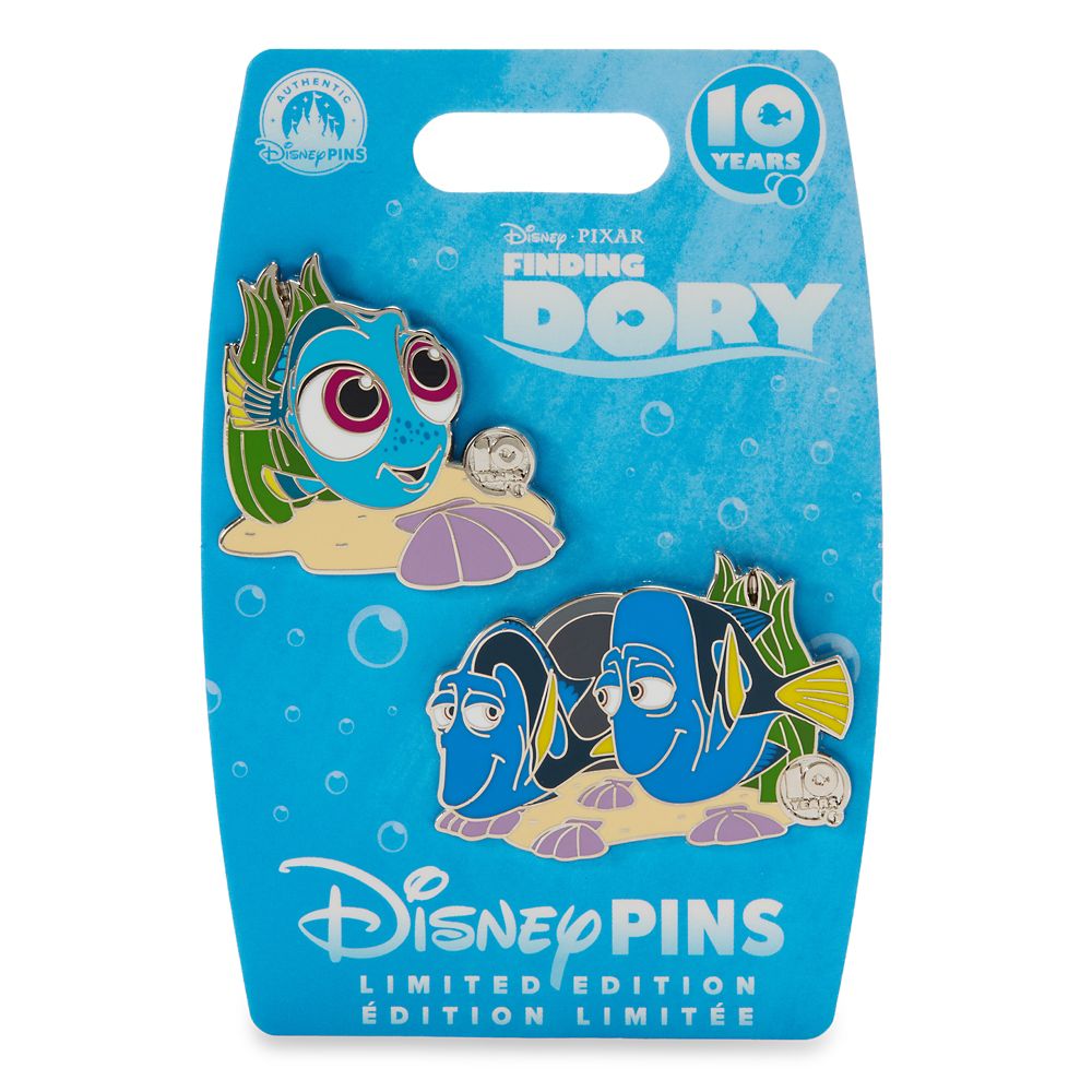 Finding Dory 10th Anniversary Pin Set &ndash; Limited Edition