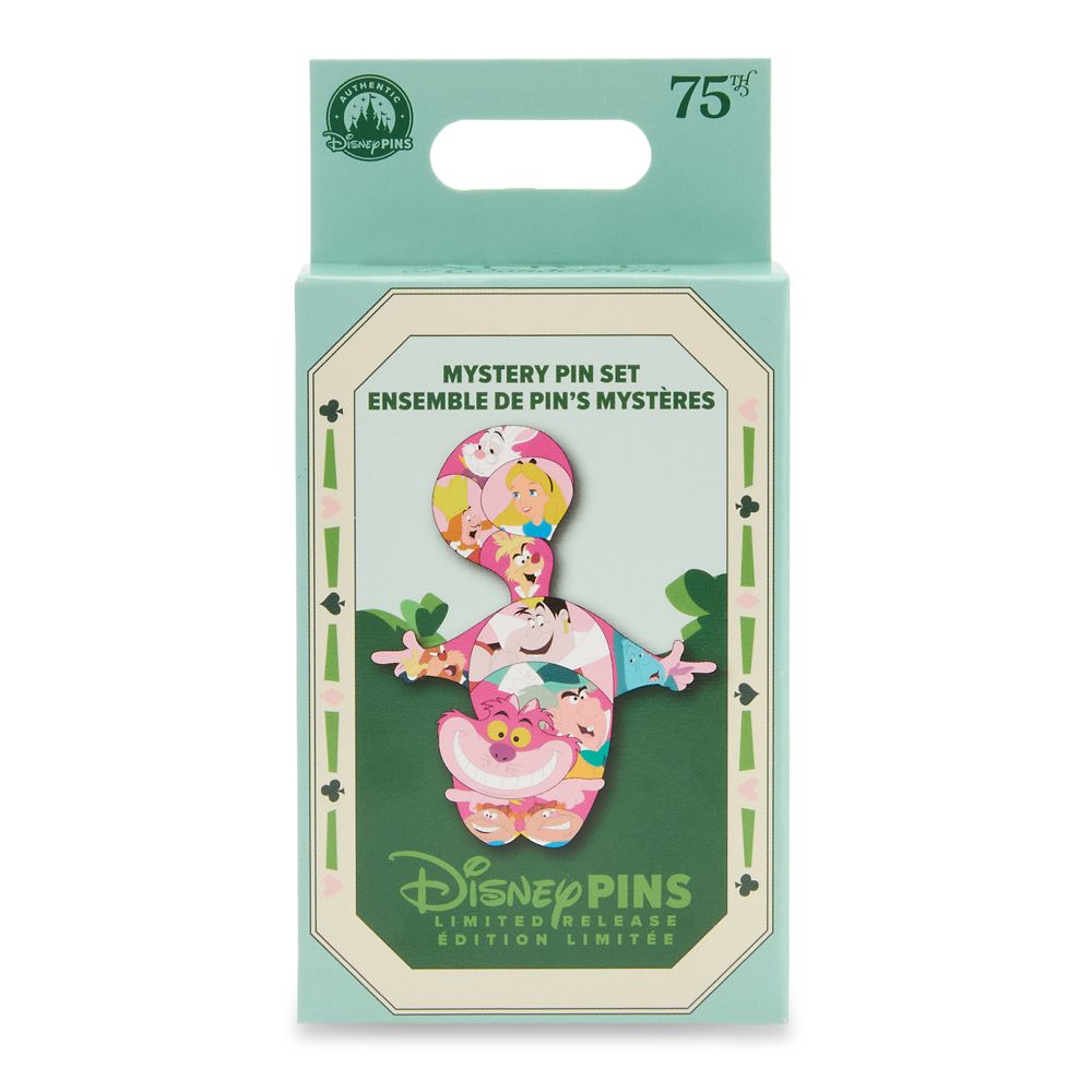 Alice in Wonderland 75th Anniversary Mystery Pin Blind Pack &ndash;&nbsp;2-Pc. &ndash; Limited Release