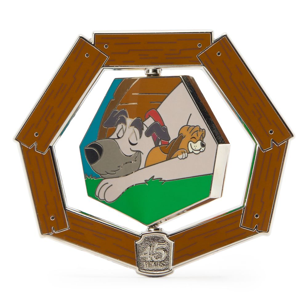 The Fox and the Hound 45th Anniversary Spinner Pin &ndash; Limited Release