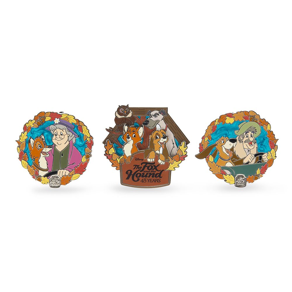 The Fox and the Hound 45th Anniversary Pin Set &ndash; Limited Edition