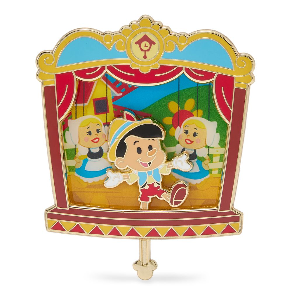 Pinocchio Slider Pin &ndash; Disney Magical Theater &ndash; Limited Edition