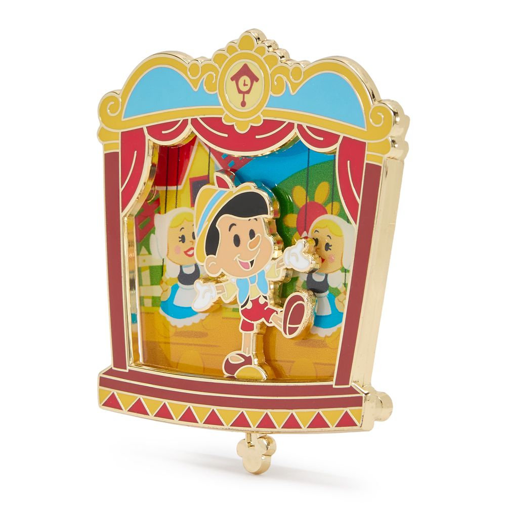 Pinocchio Slider Pin &ndash; Disney Magical Theater &ndash; Limited Edition