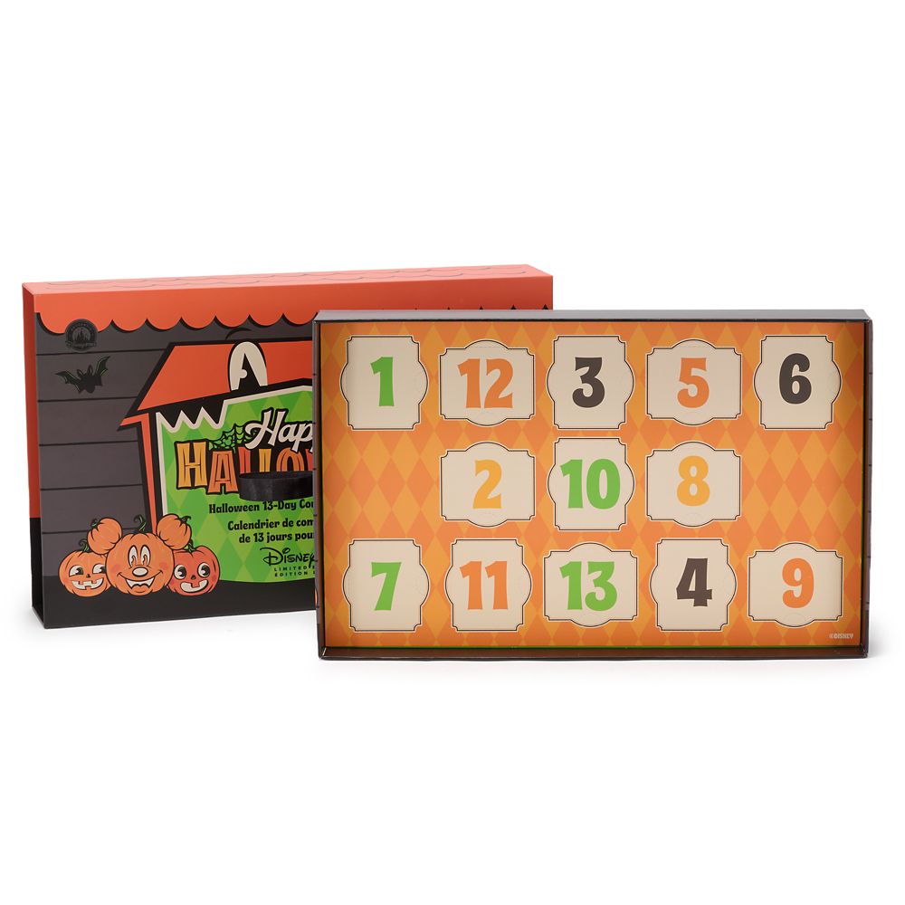 Mickey Mouse and Friends 13-Day Halloween Countdown Calendar Mystery Pin Set &ndash; Limited Edition