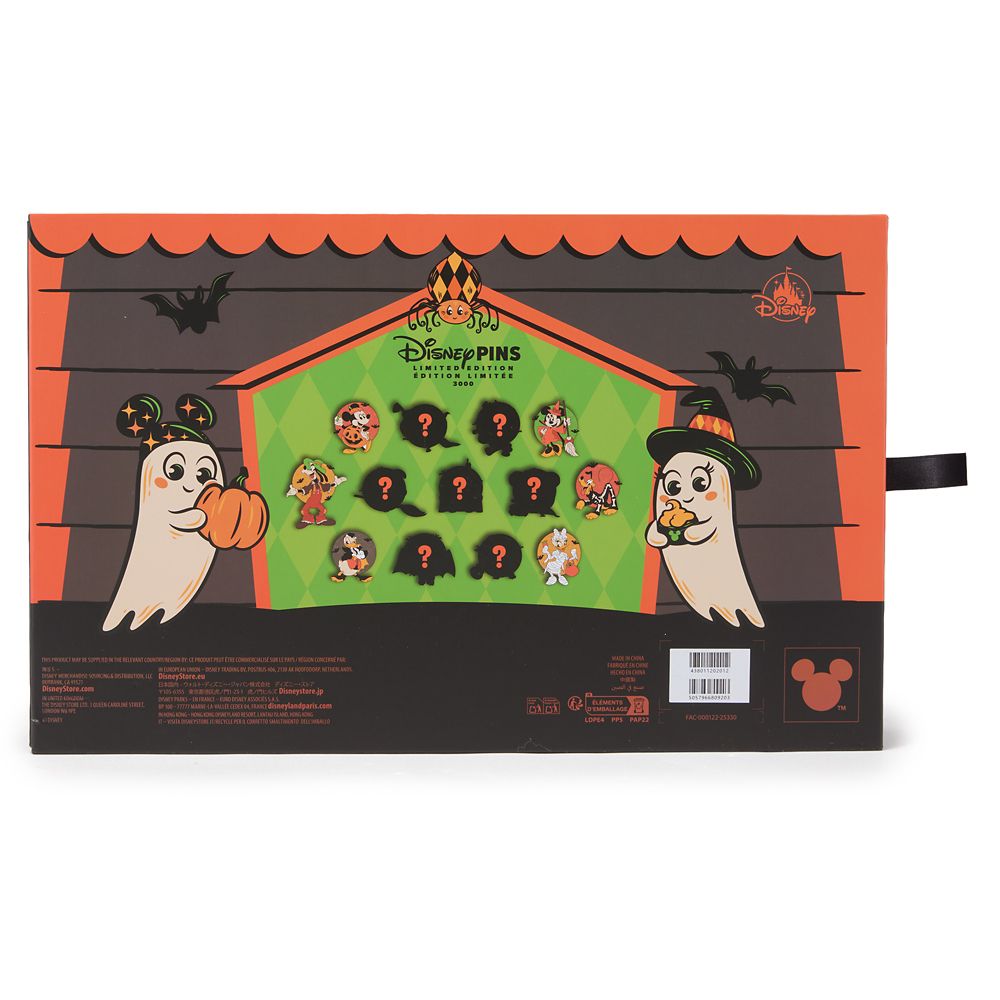 Mickey Mouse and Friends 13-Day Halloween Countdown Calendar Mystery Pin Set &ndash; Limited Edition
