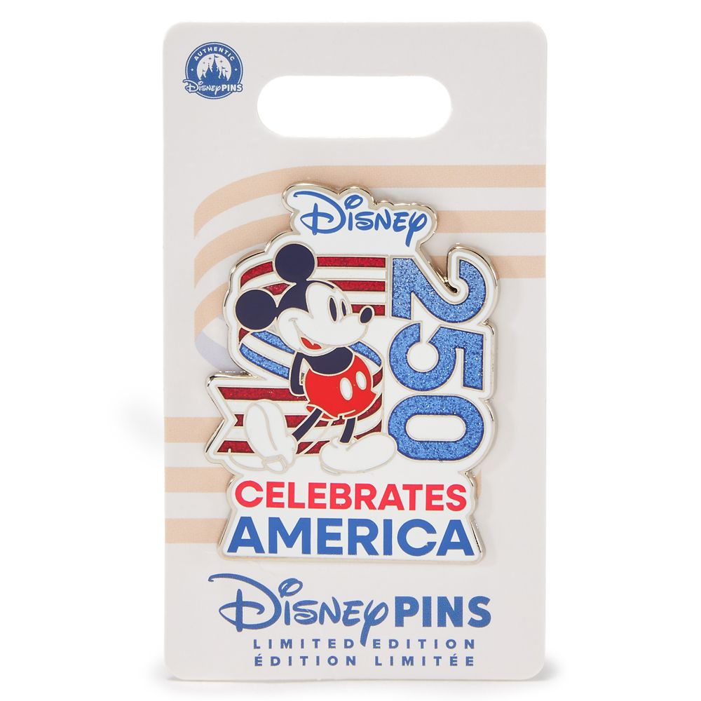 Mickey Mouse Disney Celebrates America 250 Pin &ndash; Limited Edition &ndash; Exclusive
