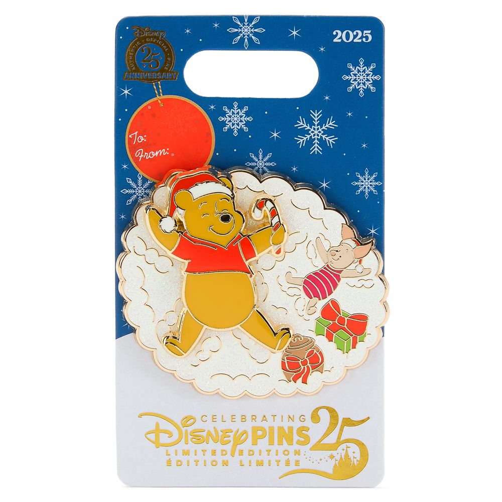 Winnie the Pooh and Piglet Holiday Pin 2025 &ndash; Limited Edition