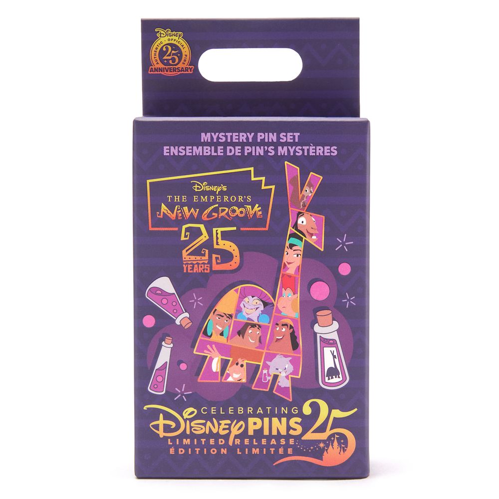 The Emperor's New Groove 25th Anniversary Mystery Pin Blind Pack - 2-Pc. - Limited Release