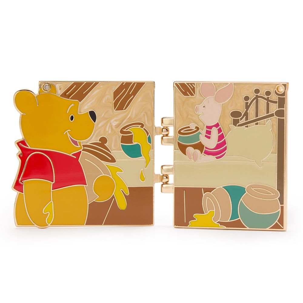 Winnie the Pooh and Piglet Hinged Pin &ndash; Disney Enchanted Doors &ndash; Limited Edition