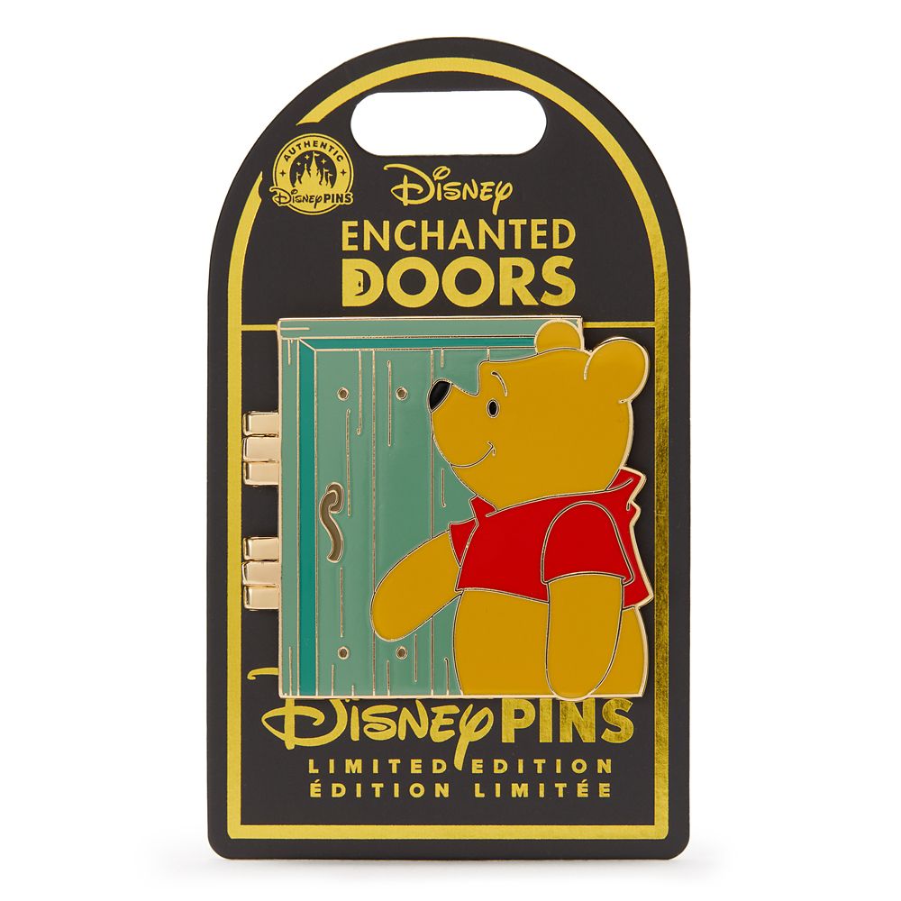 Winnie the Pooh and Piglet Hinged Pin &ndash; Disney Enchanted Doors &ndash; Limited Edition