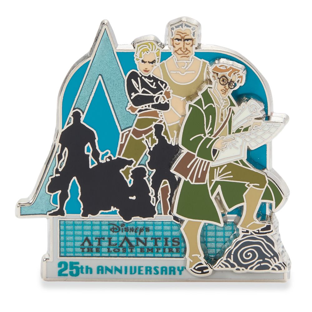 Milo and Cast Pin &ndash; Atlantis: The Lost Empire 25th Anniversary &ndash; Limited Edition